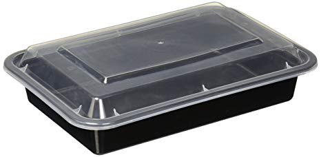 Plastic Container 9″x6″ 28oz Combo Pack (L-28B) – PBM Distributing